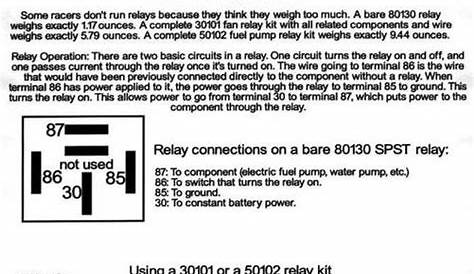 wiring diagram bosch relay
