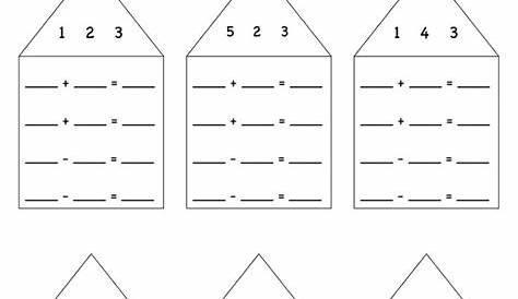 Fact Family Worksheets for First Grade | Activity Shelter