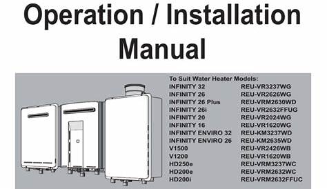 Rinnai MC 91 1A Installation manual | Manualzz