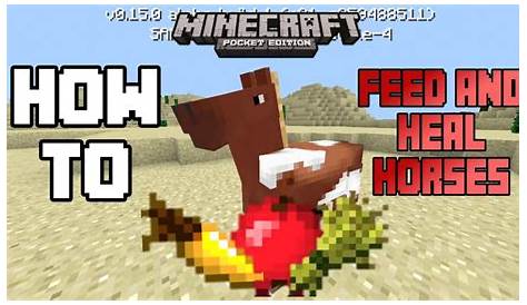 what does horses like to eat in minecraft