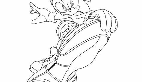 super sonic printable coloring pages