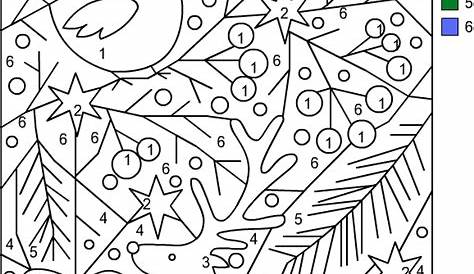 Nicole's Free Coloring Pages: CHRISTMAS * Color by Number