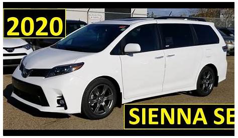 2020 Toyota Sienna SE Technology Package review of features and walk