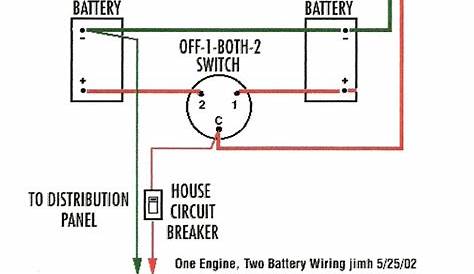 wiring diagram for dual battery switch