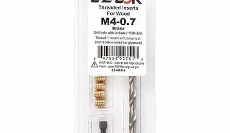 E-Z LOK - Thread Repair Kits; Insert Thread Size (mm): M4x0.70