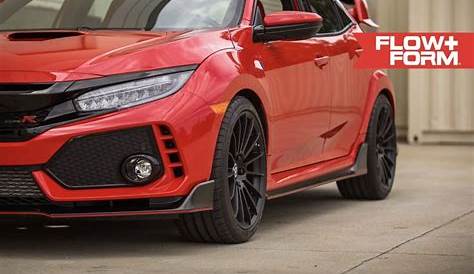 Red 2018 Civic Type R Looks Complete on HRE Wheels - autoevolution