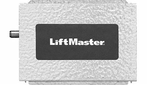 chamberlain liftmaster elite series manual