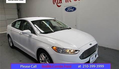 2016 Oxford White Ford Fusion SE #107268456 | GTCarLot.com - Car Color