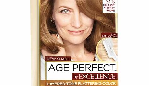 L'Oreal Paris Age Perfect Permanent Hair Color, 6CB Light Soft Chestnut