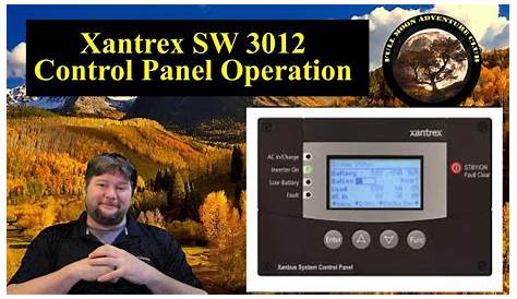 Xantrex 3012 Control Panel Operation - YouTube