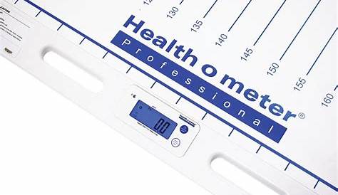 health o meter scale manual