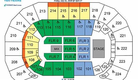 intrust bank arena seating chart