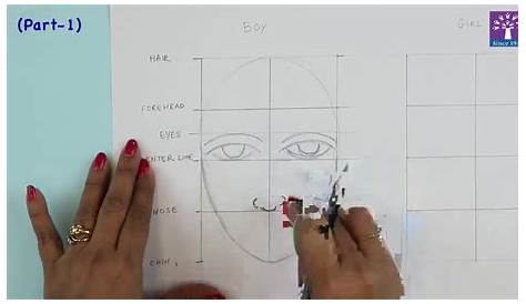 Activity 10 - Facial Proportions Front face - Part 1 - YouTube