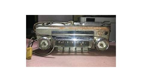 vintage delco car radio