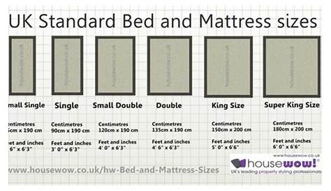 Blissfull: Standard Double Bed Size Uk Cm