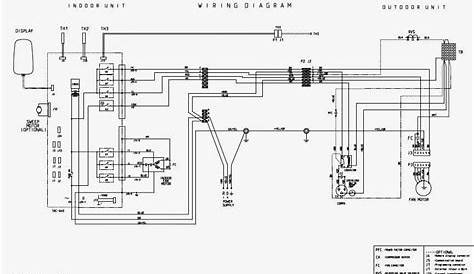 wiring diagram of split type aircon