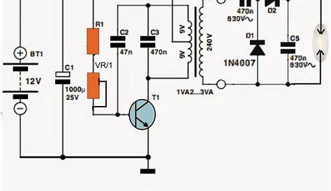 high voltage inverter circuit diagram