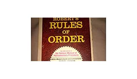 Roberts Rules of Order the 1893 Edition: Rachel Vixman: Amazon.com: Books