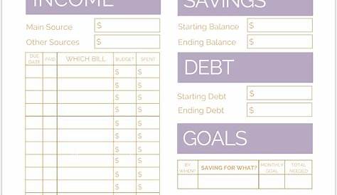 Fix Your Finances ASAP with My (Free) Simple Monthly Budget Template