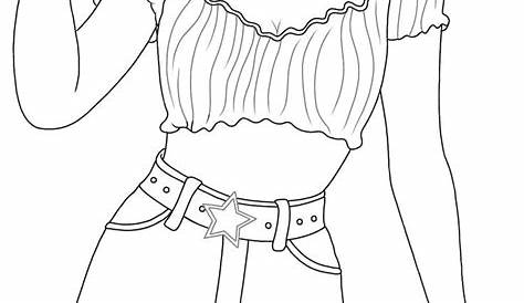 Fashion Coloring Pages - Print for free | WONDER DAY — Coloring pages