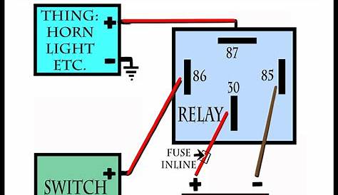 4 pin starter relay wiring diagram