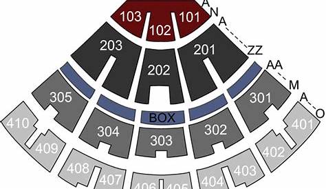 frost amphitheater seating chart with seat numbers