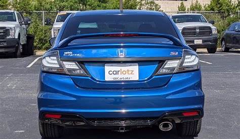 Pre-Owned 2015 Honda Civic Si 4 Door Sedan in San Antonio #SA3058 | CarLotz