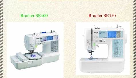 Brother SE400: no more boring sewing