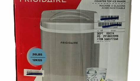 Frigidaire 26lb Countertop Ice Maker - Stainless Steel (EFIC117-SS) for