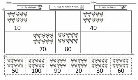 skip count by 10s worksheets