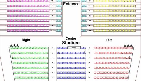 Performing Arts Center Seating Chart - MVRHS