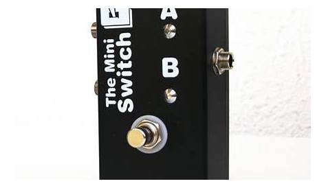 AB switch pedal "the Mini switch. A passive 2 way selector.