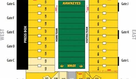 Kinnick Stadium seating chart : Iowa Hawkeyes Football
