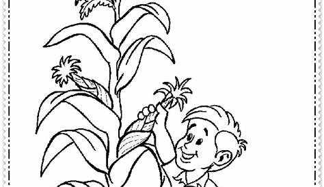 Corn Coloring Pages Printable - Free Printable Kids Coloring Pages