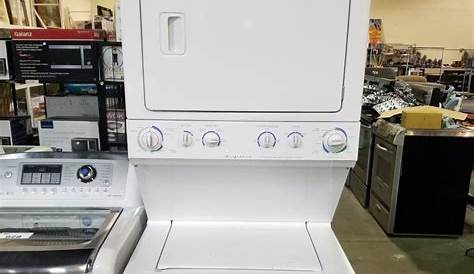 WHITE FRIGIDAIRE GALLERY SERIES COMMERCIAL HEAVY DUTY WASHER/DRYER UNIT