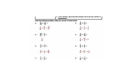 Multiplying and Dividing Fractions Practice Worksheet by Maya Khalil