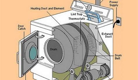 dryer diagram of parts