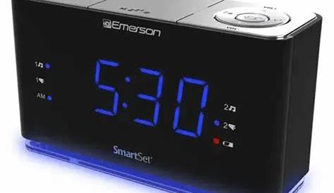 Emerson SmartSet Alarm Clock Manual: CKS1507 User Manual with Radio