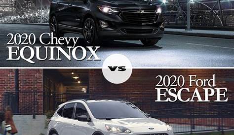 2020 Chevy Equinox vs. Ford Escape: Which SUV is Best?