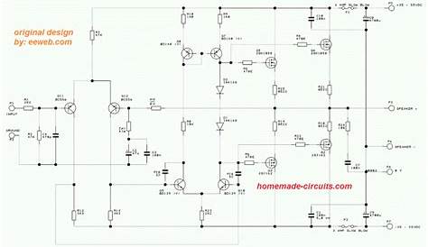 mosfet amplifier circuit diagram pdf