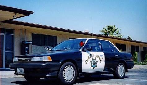 1987 Toyota Camry decked out in full California Highway Patrol gear : r
