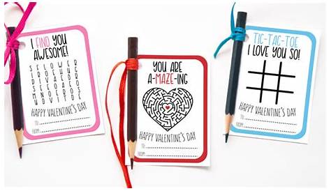 Valentine’s Day Printable Activity Cards - The Printables Fairy