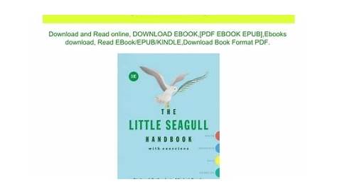 the little seagull handbook 4th edition pdf free