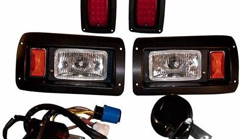 Club Car DS Deluxe Light Kit Street Legal Turn Signal + LED Brakes 93