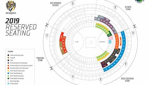 Mcg Seating Map