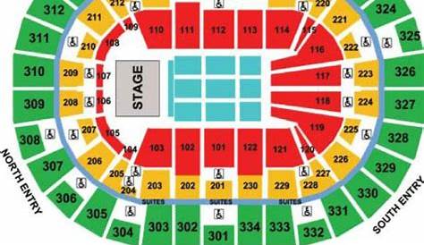 row seat number moda center seating chart concert with rows