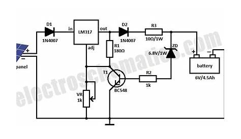 Solar Charger Circuit for 6V Battery