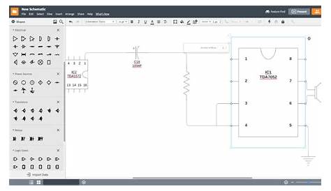 circuit diagram with excel