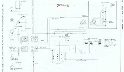 1972 Buick Instrument Panel Indicator Lights Wiring Diagram 4L-4N-4R-4P