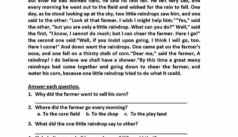 Get Printable 3Rd Grade Reading Comprehension Worksheets Photos – Rugby